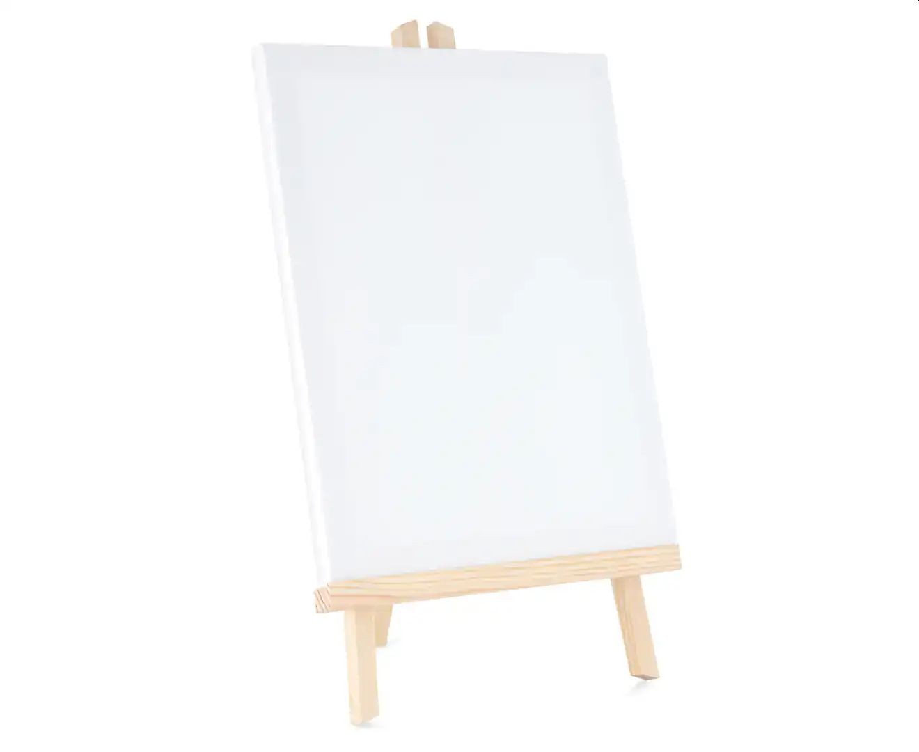 Panza pictura pe sasiu, 30x40 cm, textura panza, bumbac, 280 g/mp - imagine 4